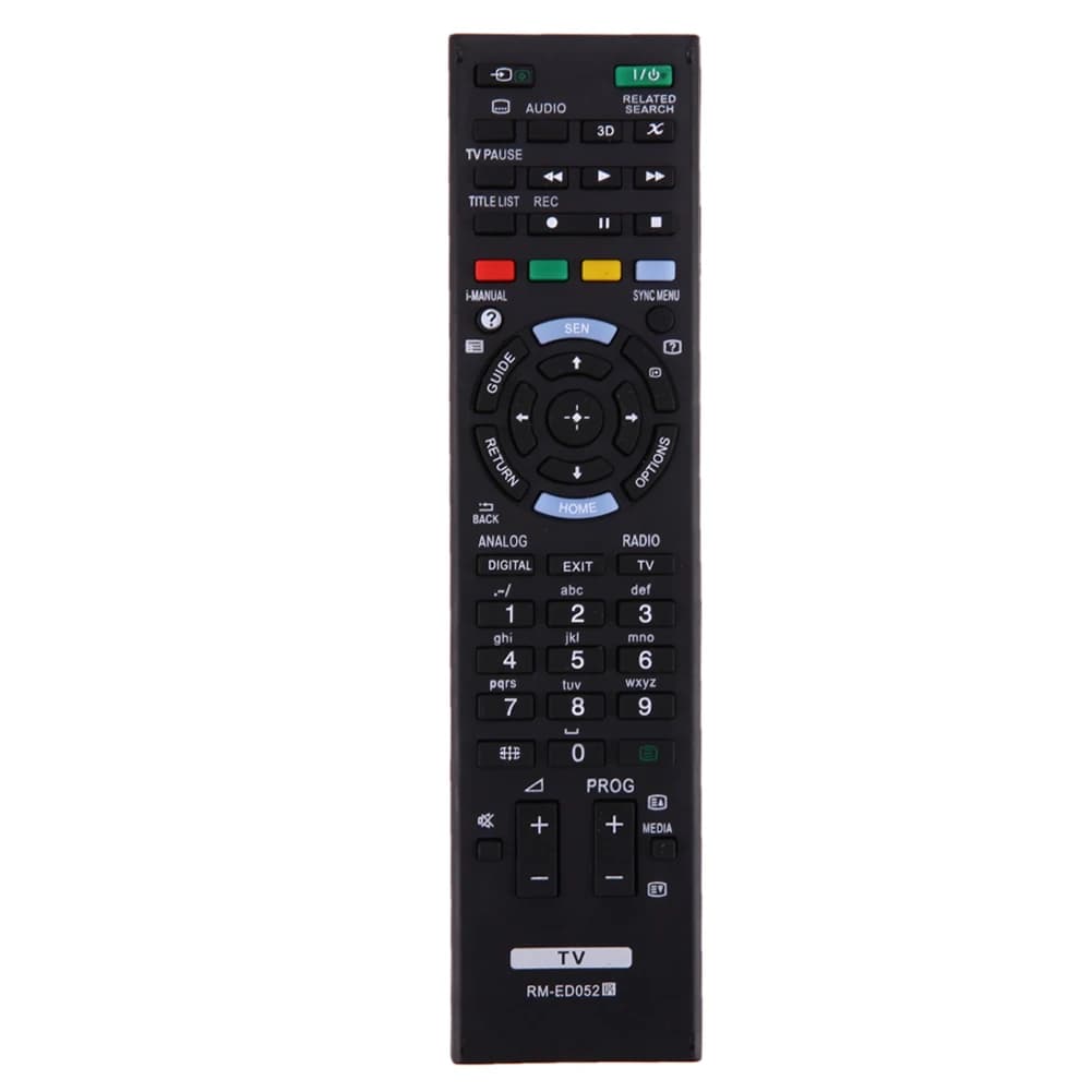 télécommande-TV-noire-multifonction